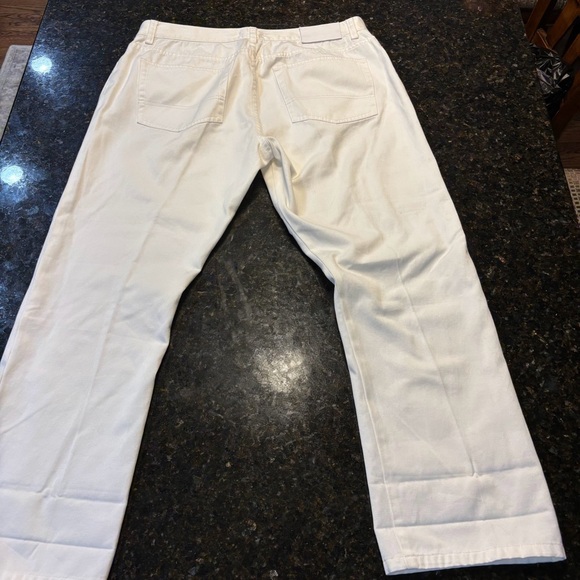 Lauren Jeans Co. Ralph Lauren White 100% Cotton Jeans Size 12 - Picture 2 of 5